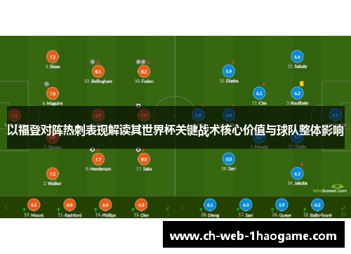以福登对阵热刺表现解读其世界杯关键战术核心价值与球队整体影响